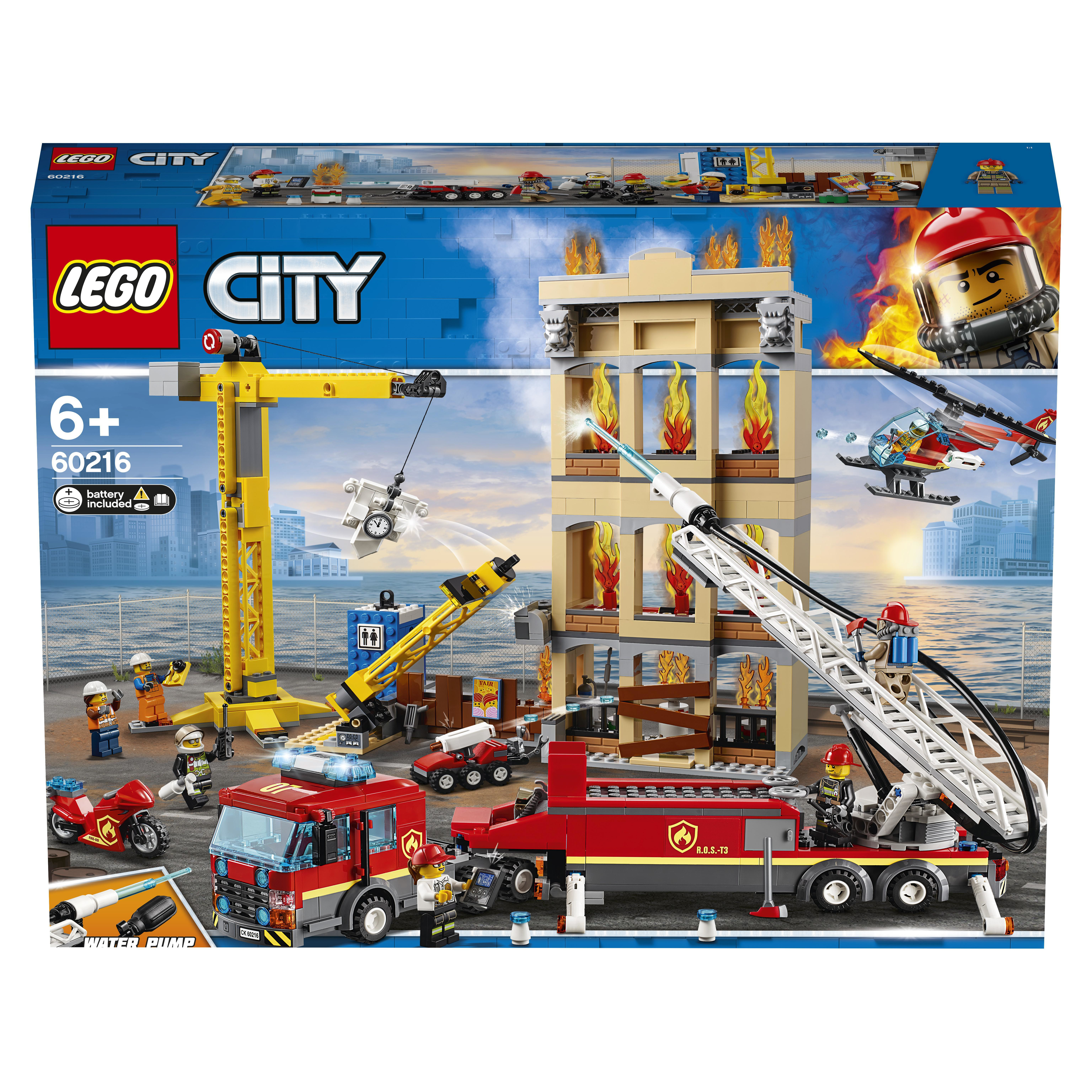 LEGO City Feuerwehr in der Stadt
