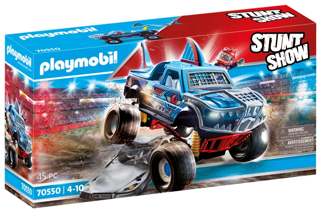 PLAYMOBIL 70550 Stuntshow Monster Truck Shark