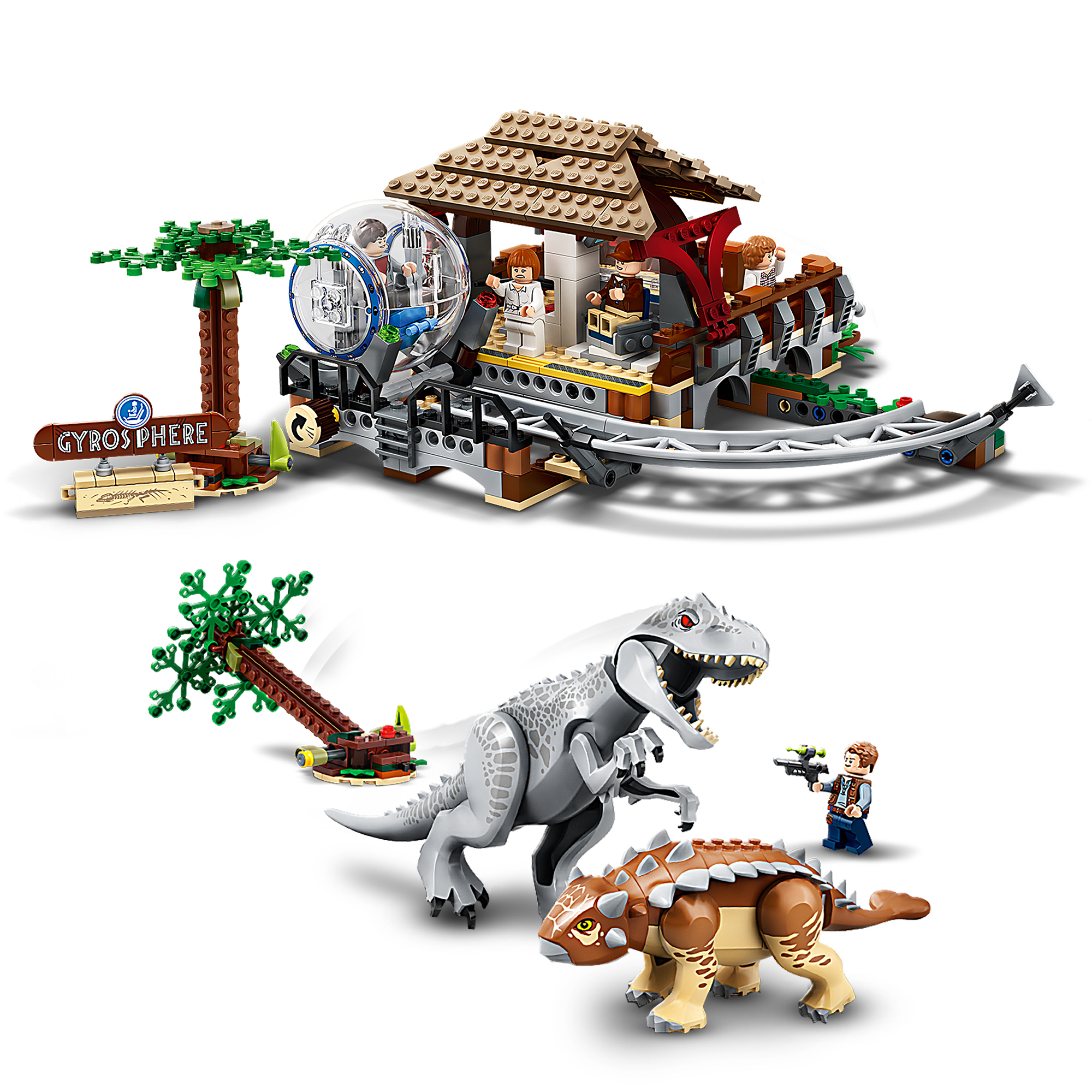 LEGO Jurassic World Indominus Rex vs. Ankylosaurus​
