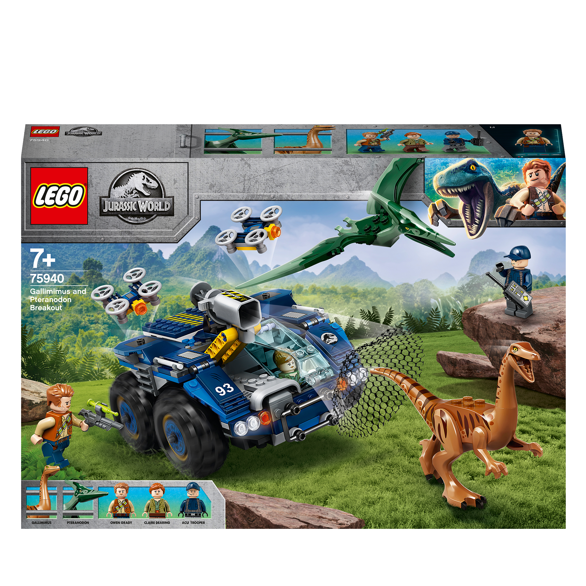 LEGO Jurassic World Ausbruch von Gallimimus und Pteranodon