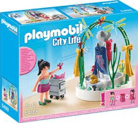 PLAYMOBIL 5489 City Life - Dekorateurin mit LED-Podest 