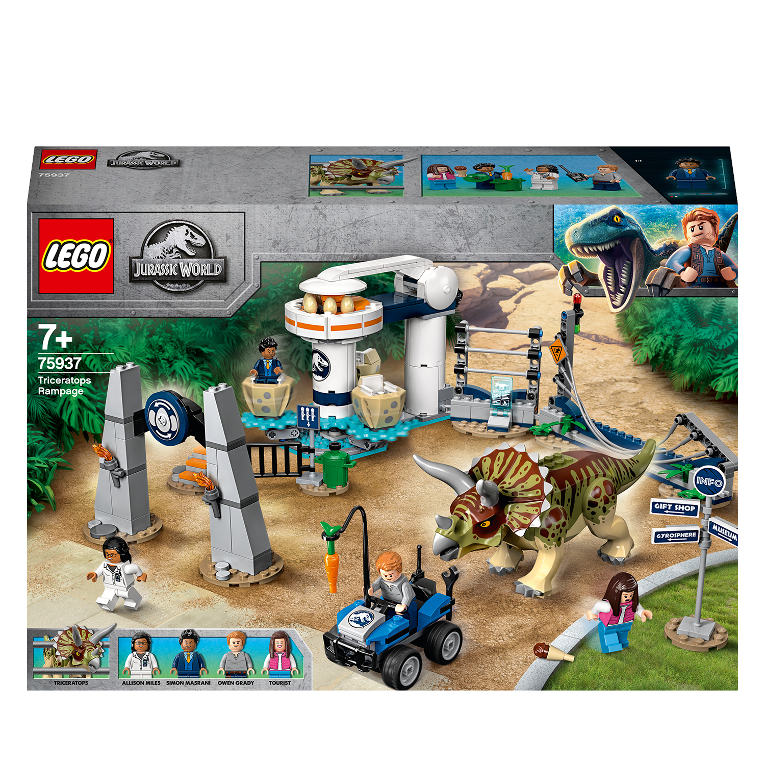 LEGO Jurassic World Triceratops-Randale - 75937
