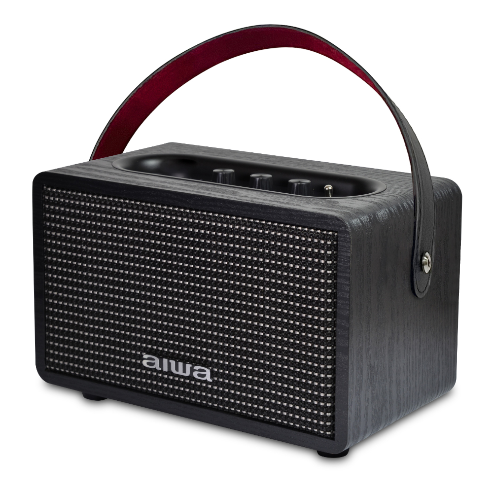 Aiwa - Bluetooth-Lautsprecher MI-X100 Retro Plus X Stereo, schwarz