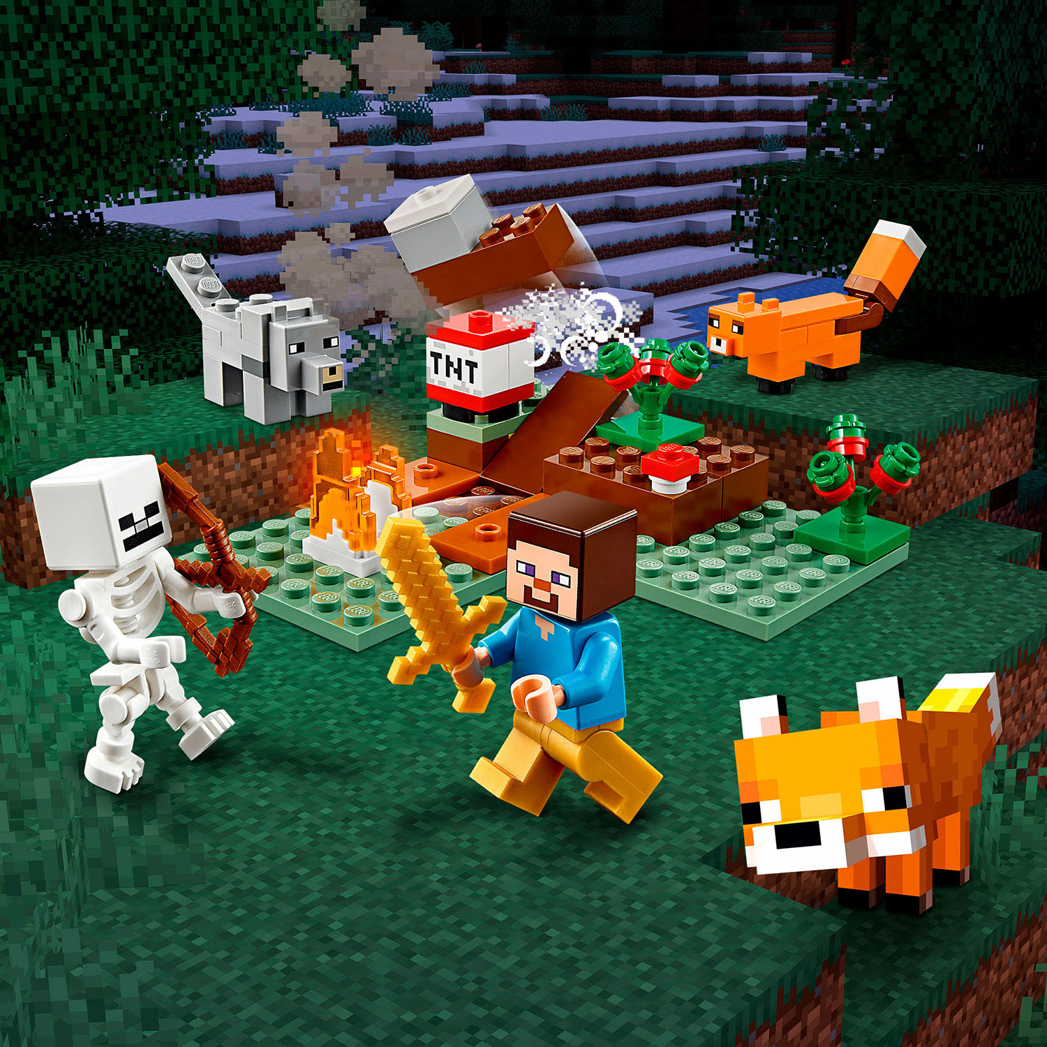 LEGO Minecraft Das Taiga-Abenteuer