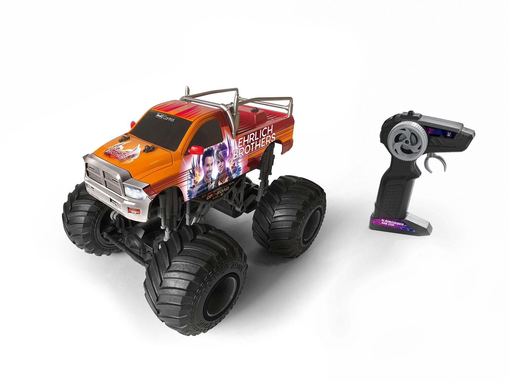 Revell 24580 RC Monster Truck RAM 3500 "Ehrlich Brothers" Revell Control Ferngesteuertes Auto