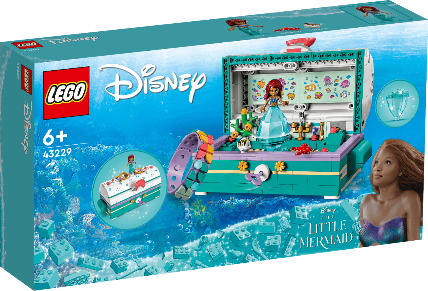 LEGO 43229 Disney Princess - Arielles Schatztruhe