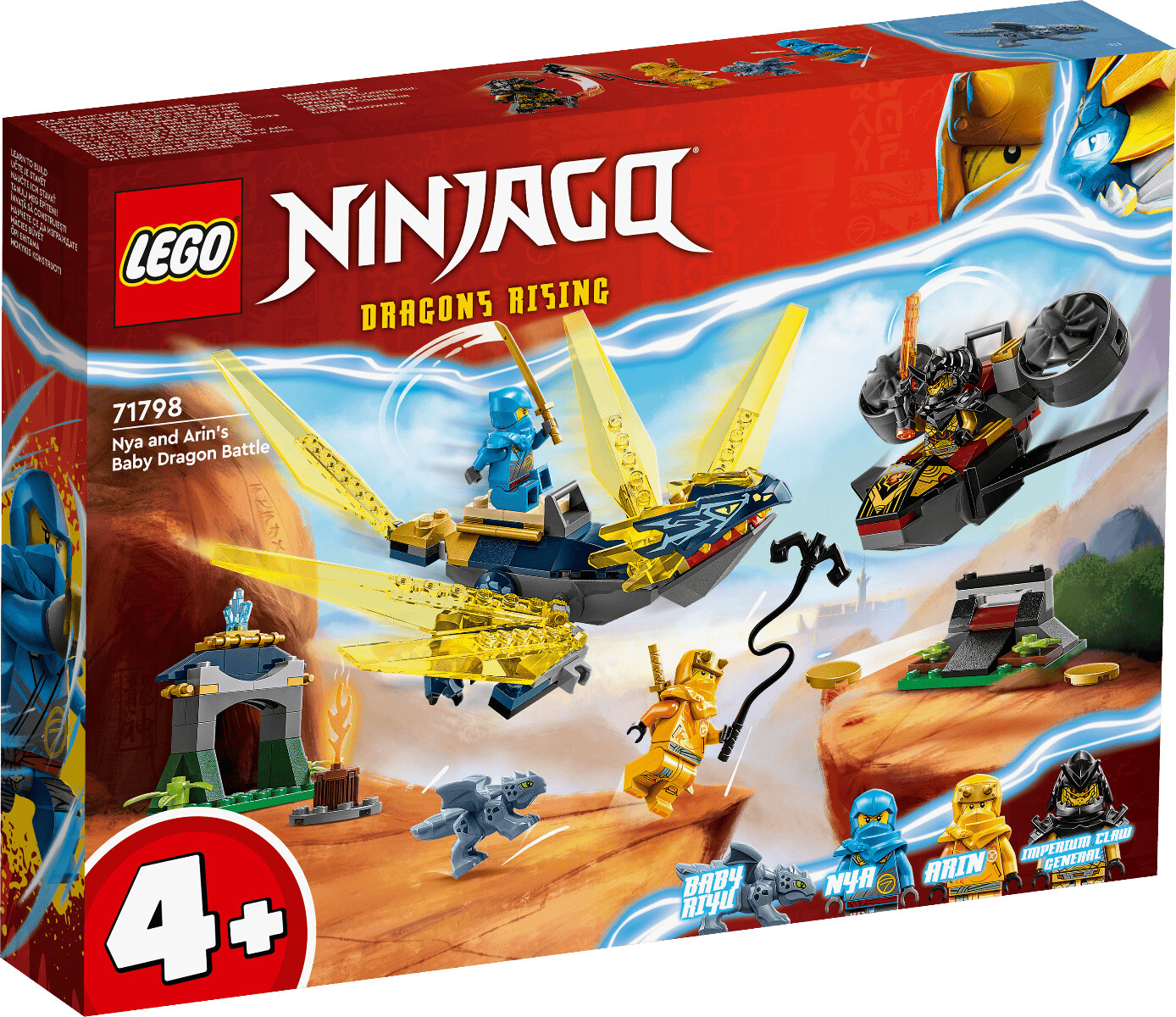 LEGO 71798 Ninjago - Duell zwischen Nya und Arins Babydrachen 