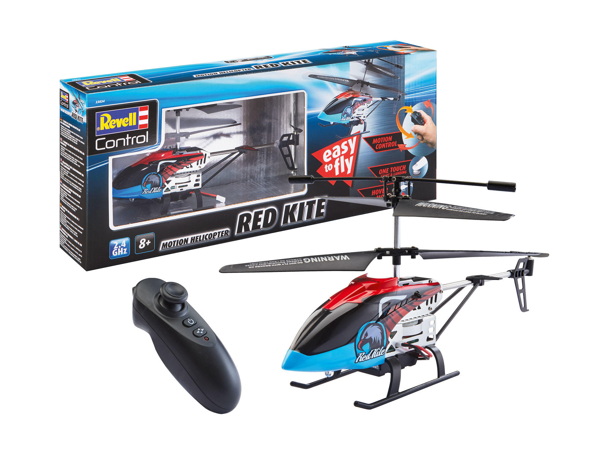 Revell 23834 RC Helikopter "Red Kite" Motion Control Revell Control Ferngesteuerter Hubschrauber
