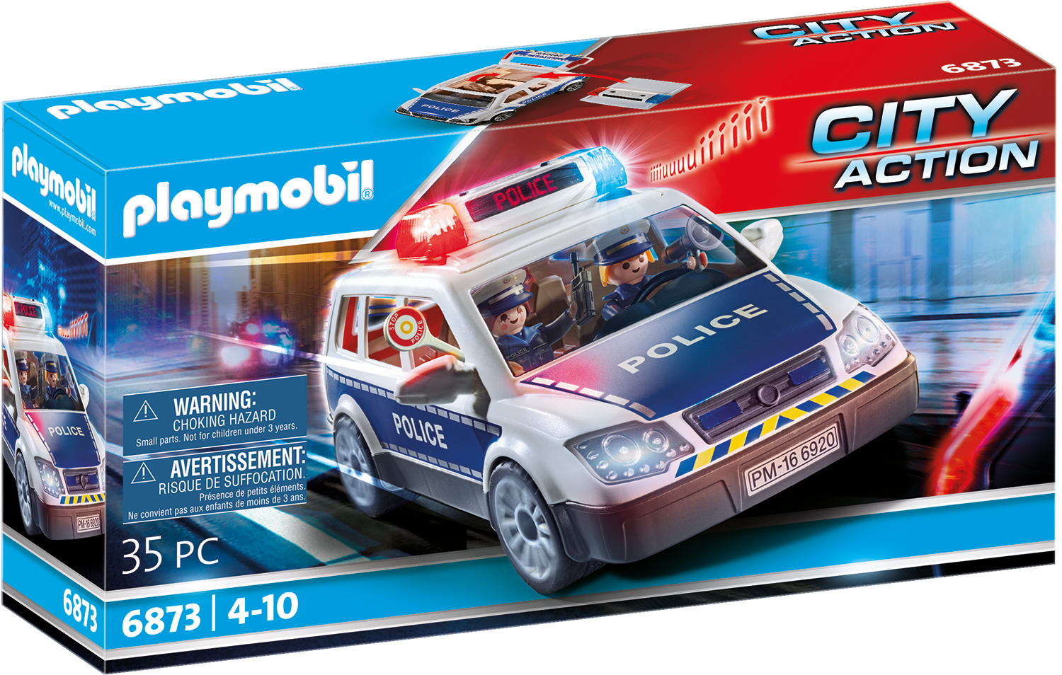 PLAYMOBIL 6873 - City Action - Polizei-Einsatzwagen