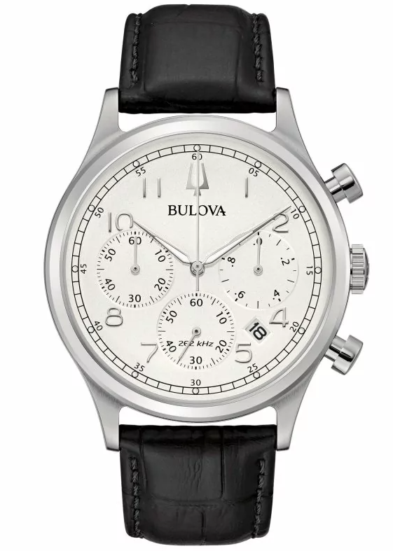 BULOVA 96B354 Uhr, Herren, Classic, Schwarz/Weiß