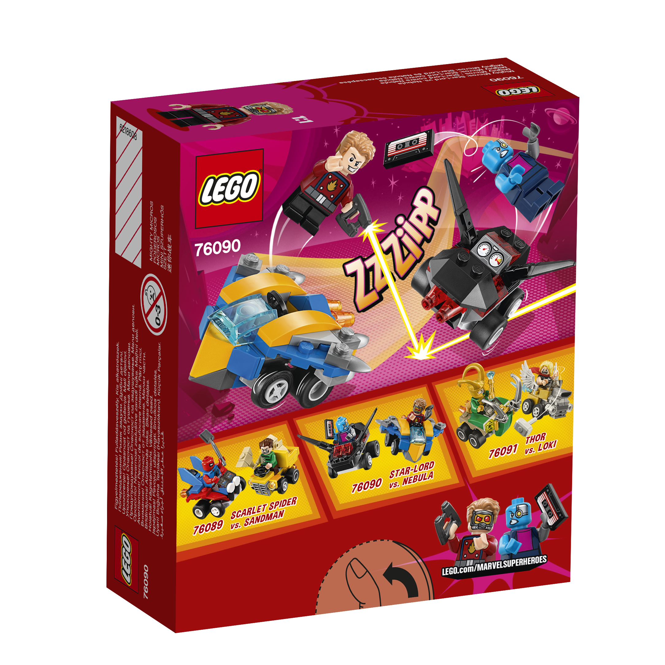 LEGO Marvel Super Heroes Mighty Micros: Star-Lord vs. Nebula - 76090