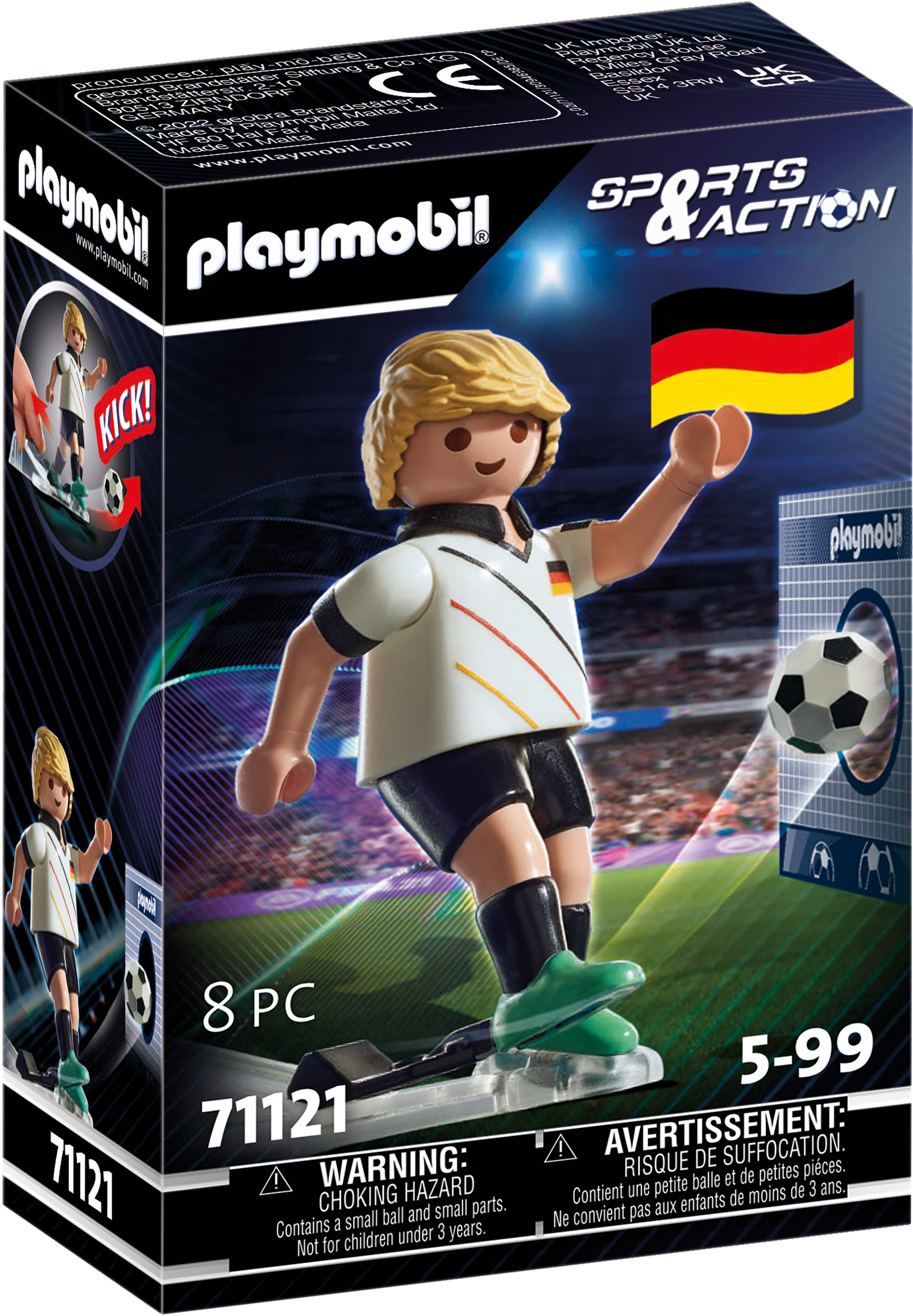PLAYMOBIL 71121 Fußballspieler Deutschland