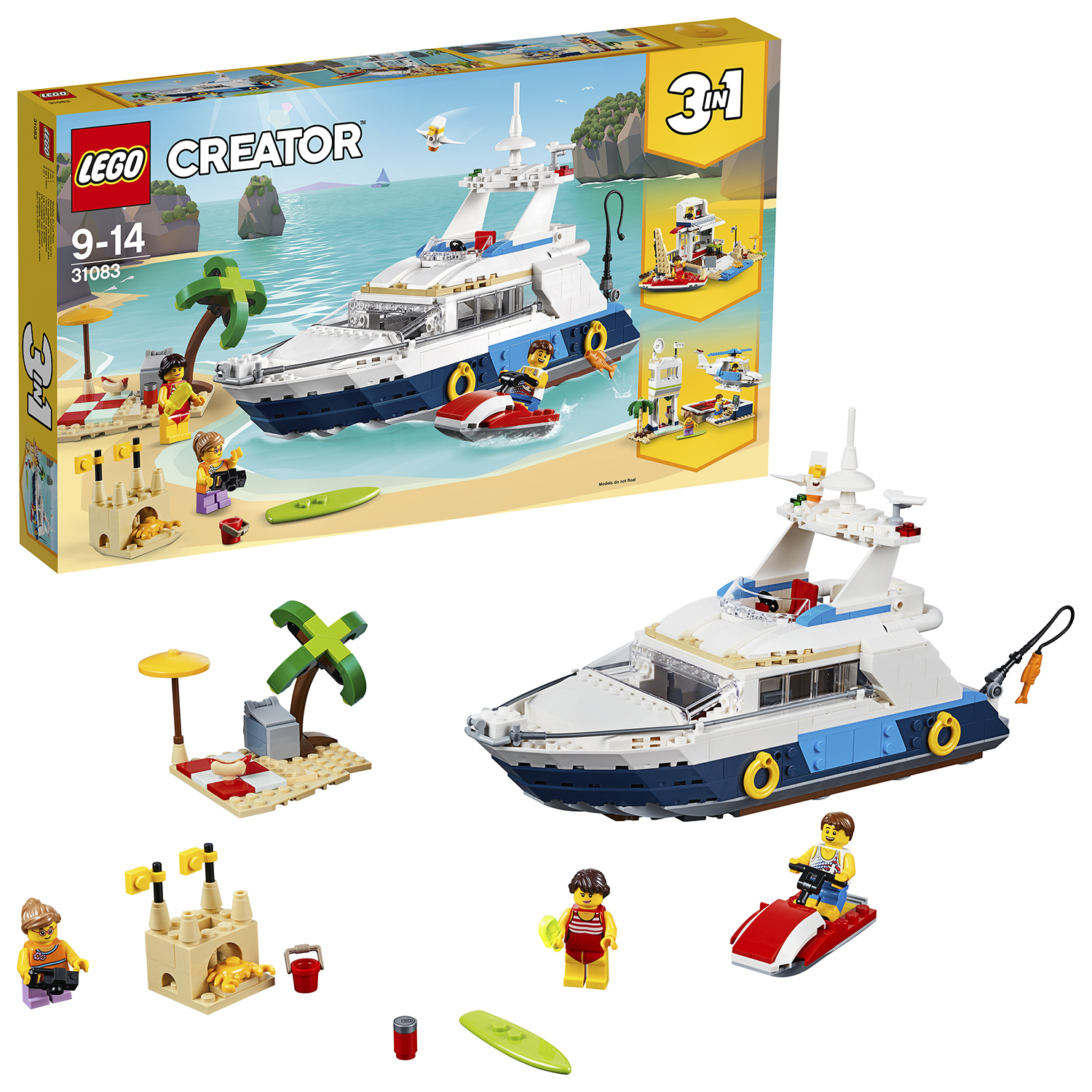 LEGO Creator Abenteuer auf der Yacht - 31083
