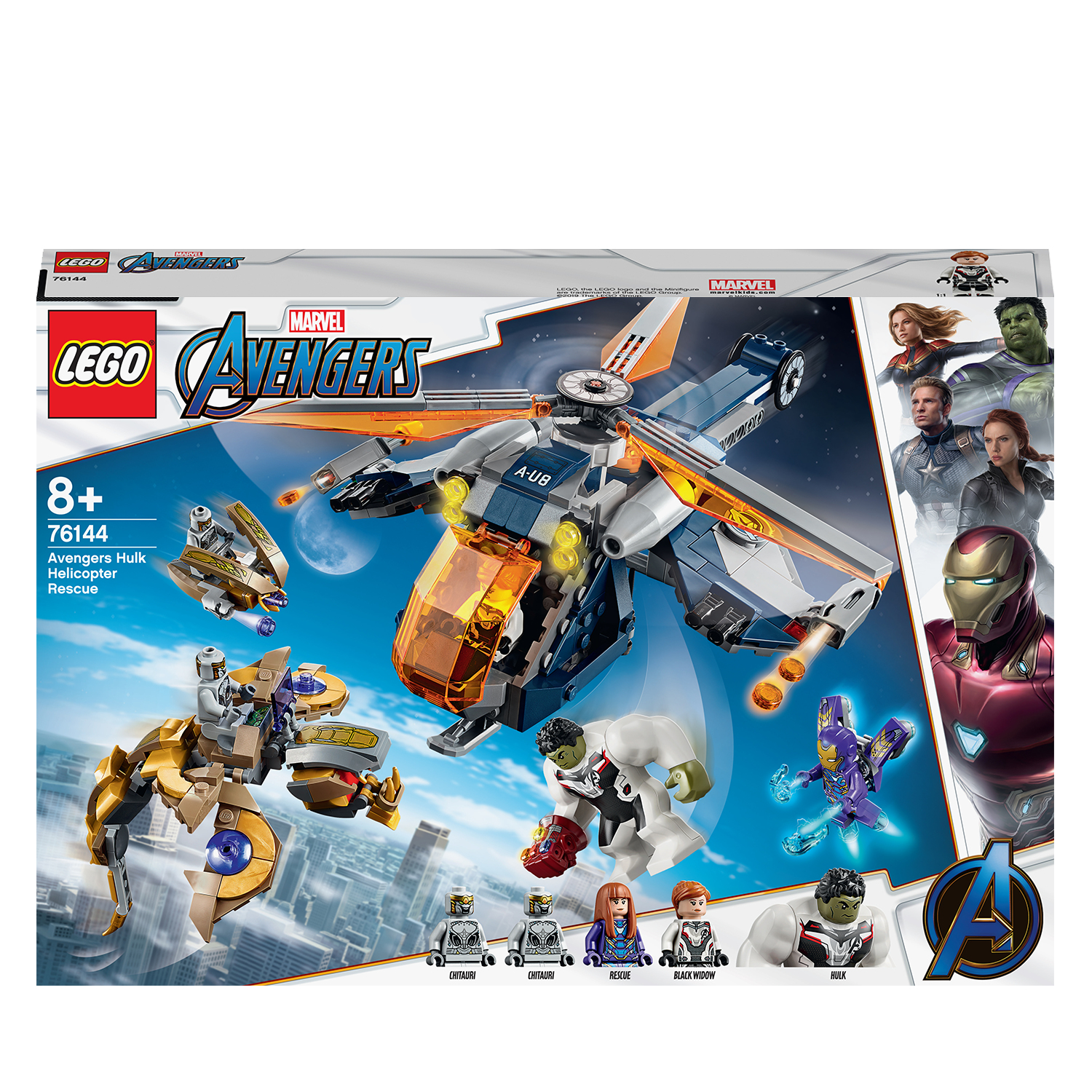 LEGO Marvel Super Heroes Avengers Hulk Helikopter Rettung - 76144