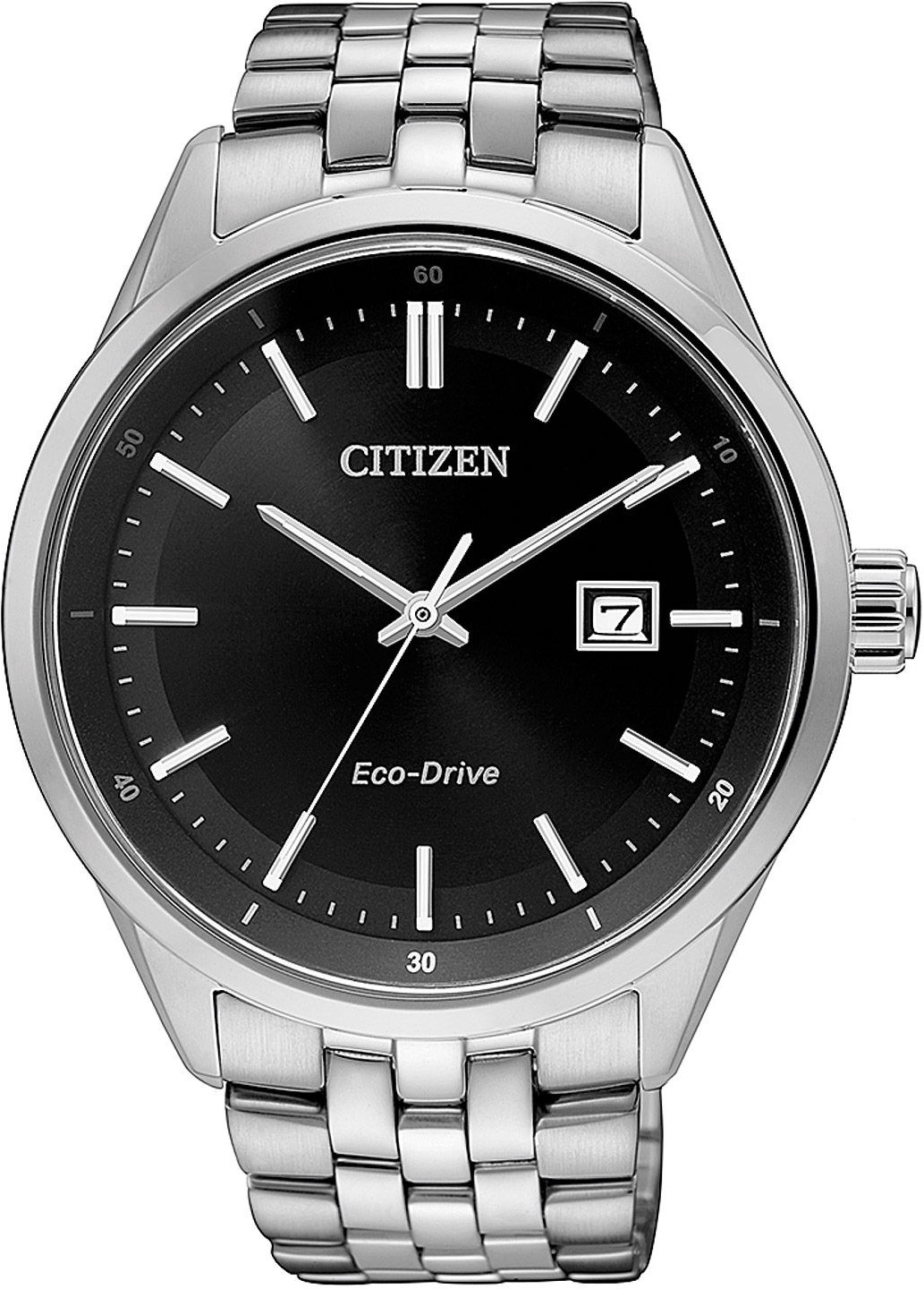 Citizen Herren Analog Eco-Drive Uhr mit Edelstahlarmband Elegant (BM7251) BM7251-88E