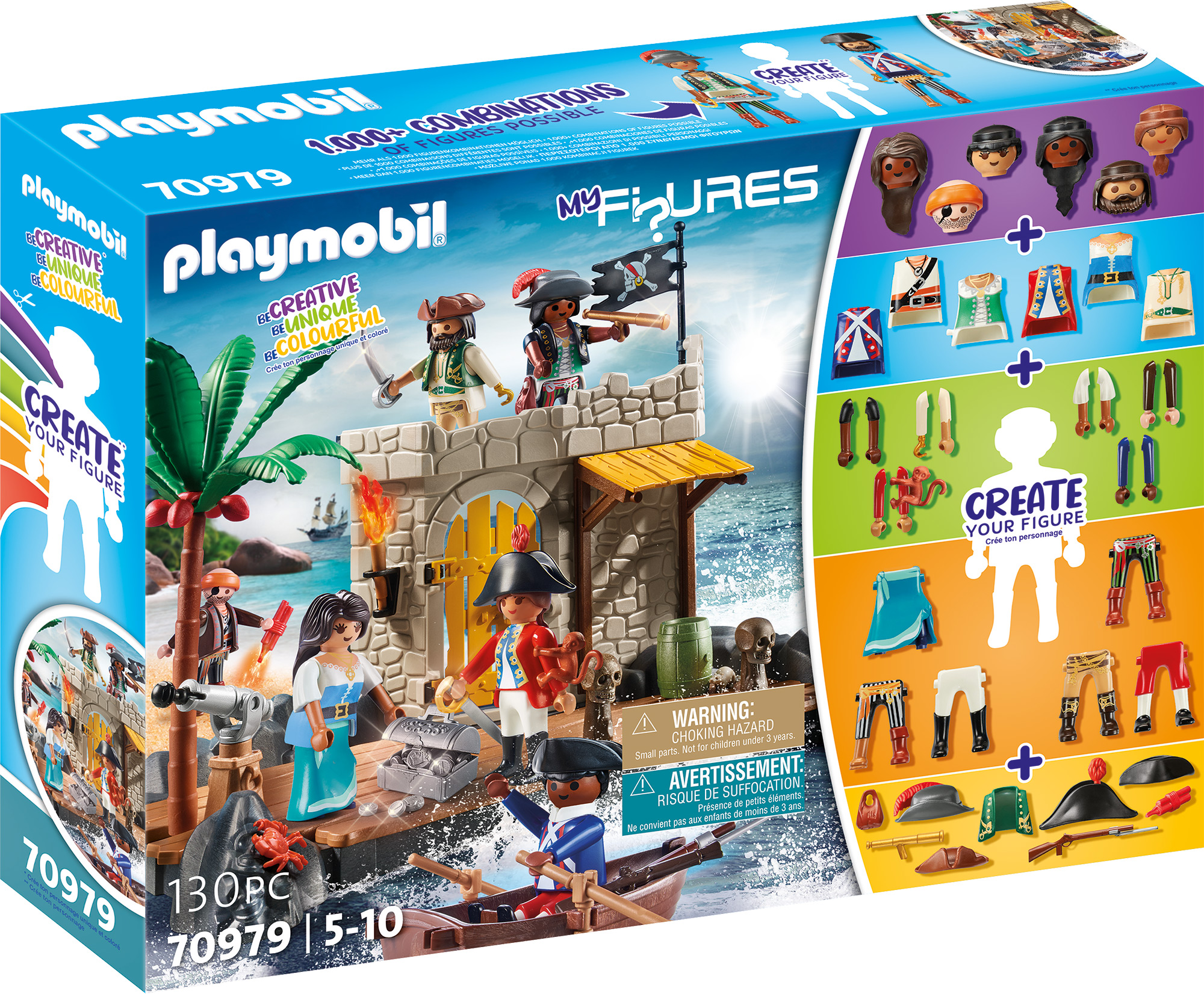 PLAYMOBIL 70979 My Figures: Island of the Pirates