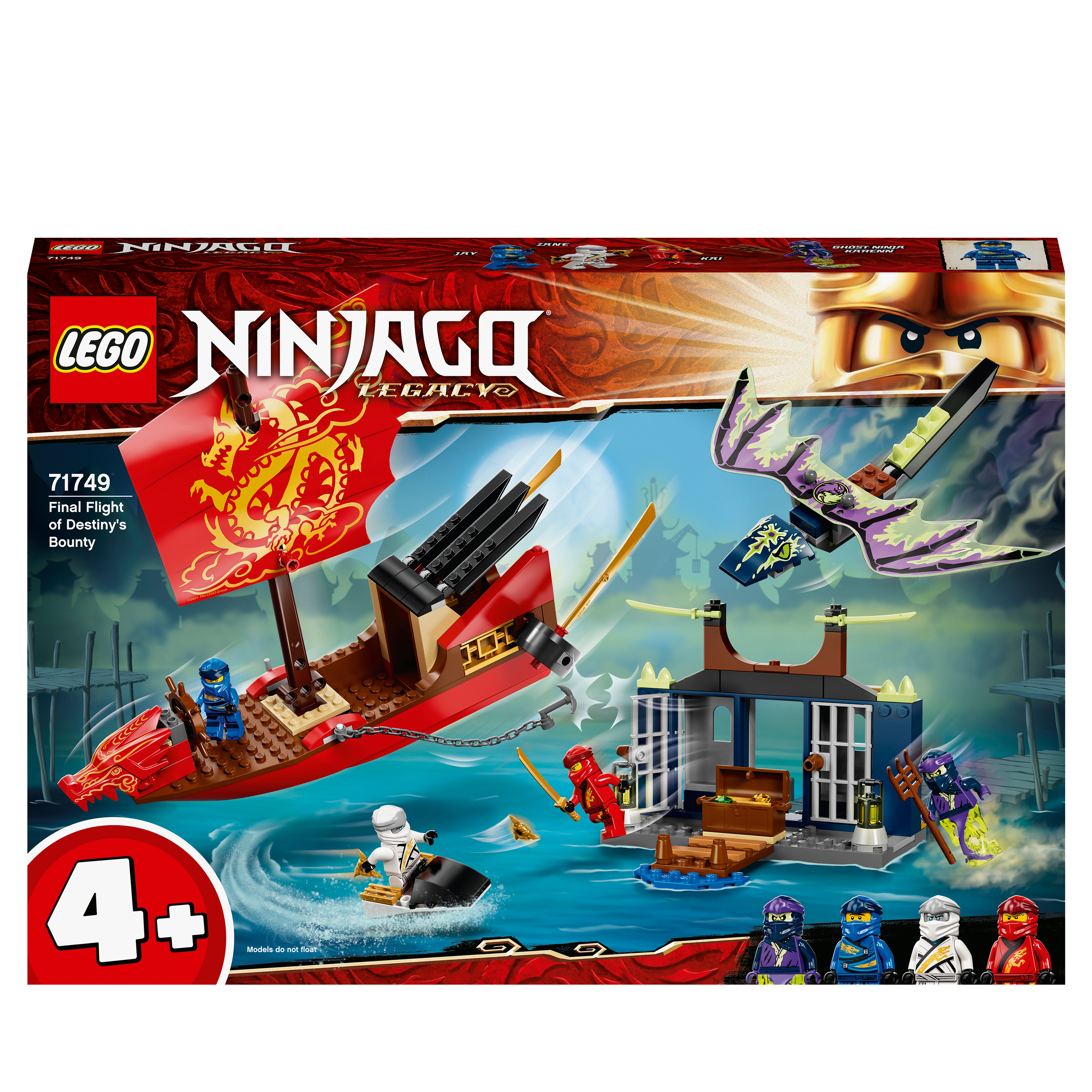 LEGO NINJAGO Flug mit dem Ninja-Flugsegler