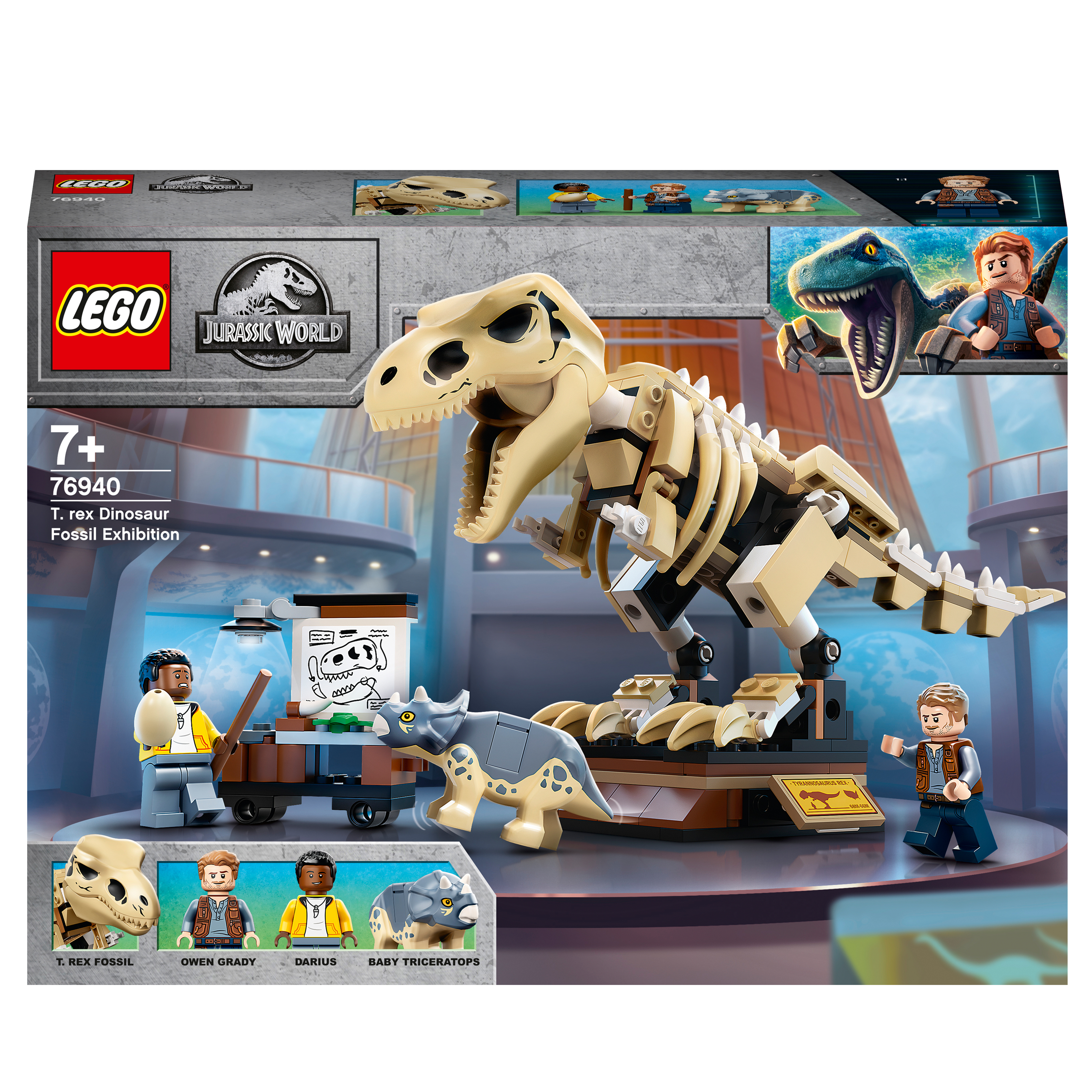 LEGO Jurassic World T. rex Dinosaur Fossil Exhibition