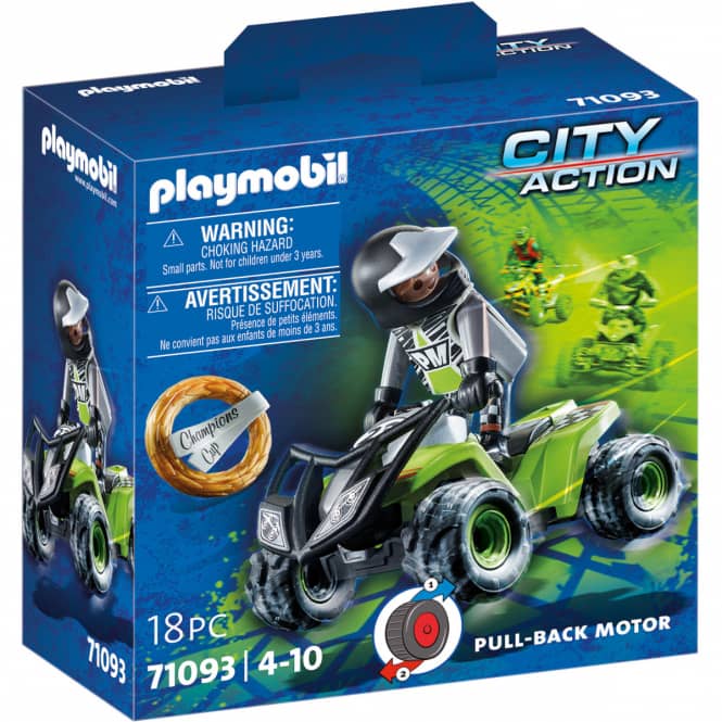 PLAYMOBIL 71093 - City Action - Racing-Speed Quad 