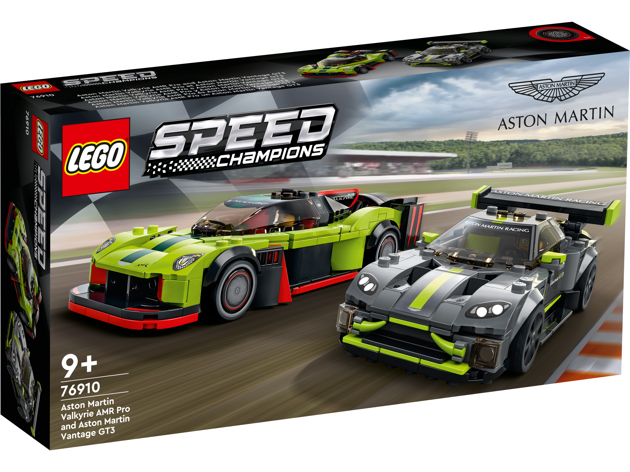 LEGO 76910 Aston Martin Valkyrie AMR Pro & Aston Martin Vantage GT3
