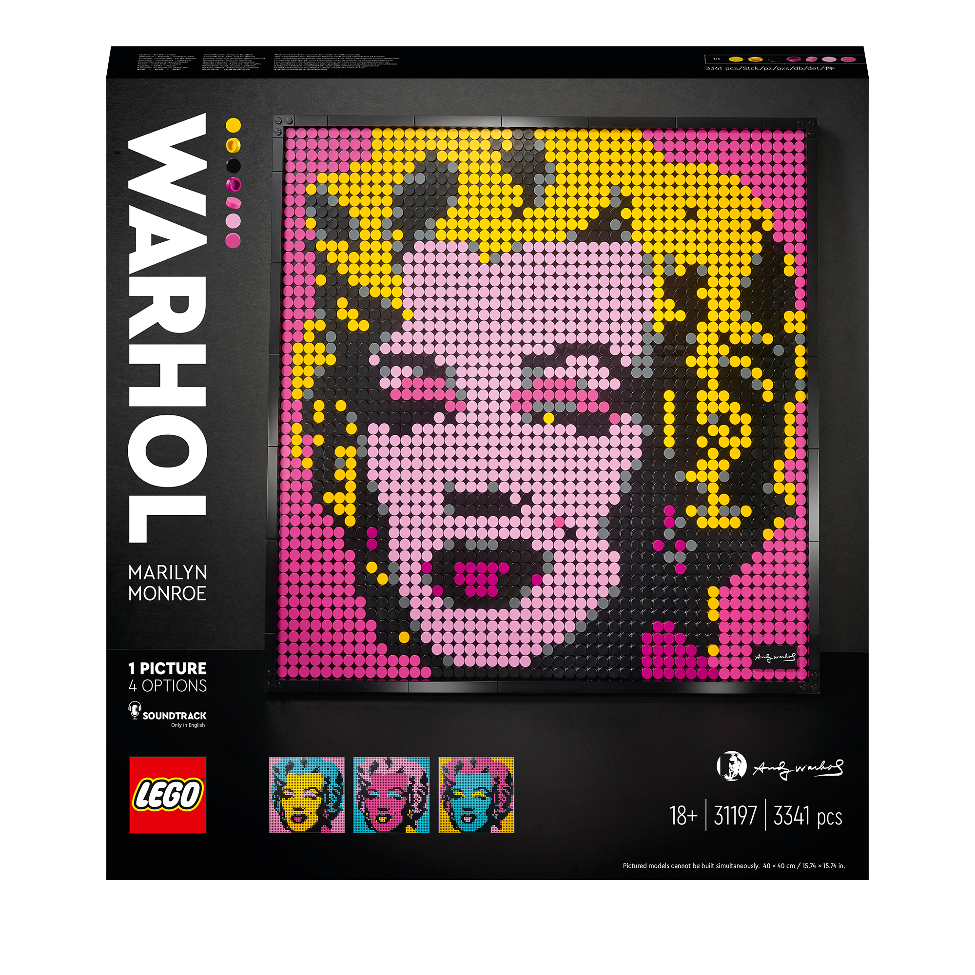LEGO ART Andy Warhol's Marilyn Monroe