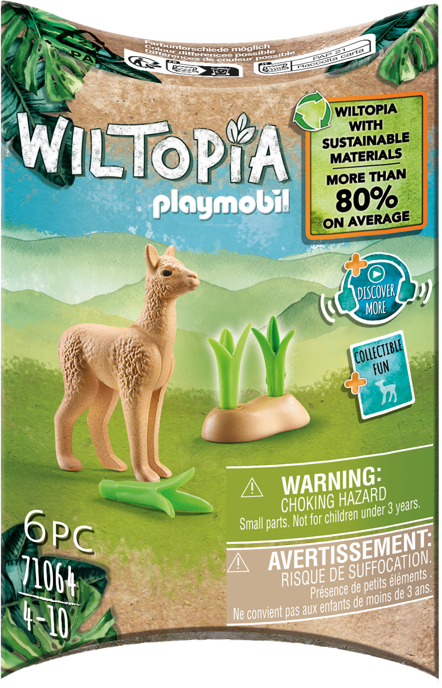 PLAYMOBIL 71064 Wiltopia - Junges Alpaka