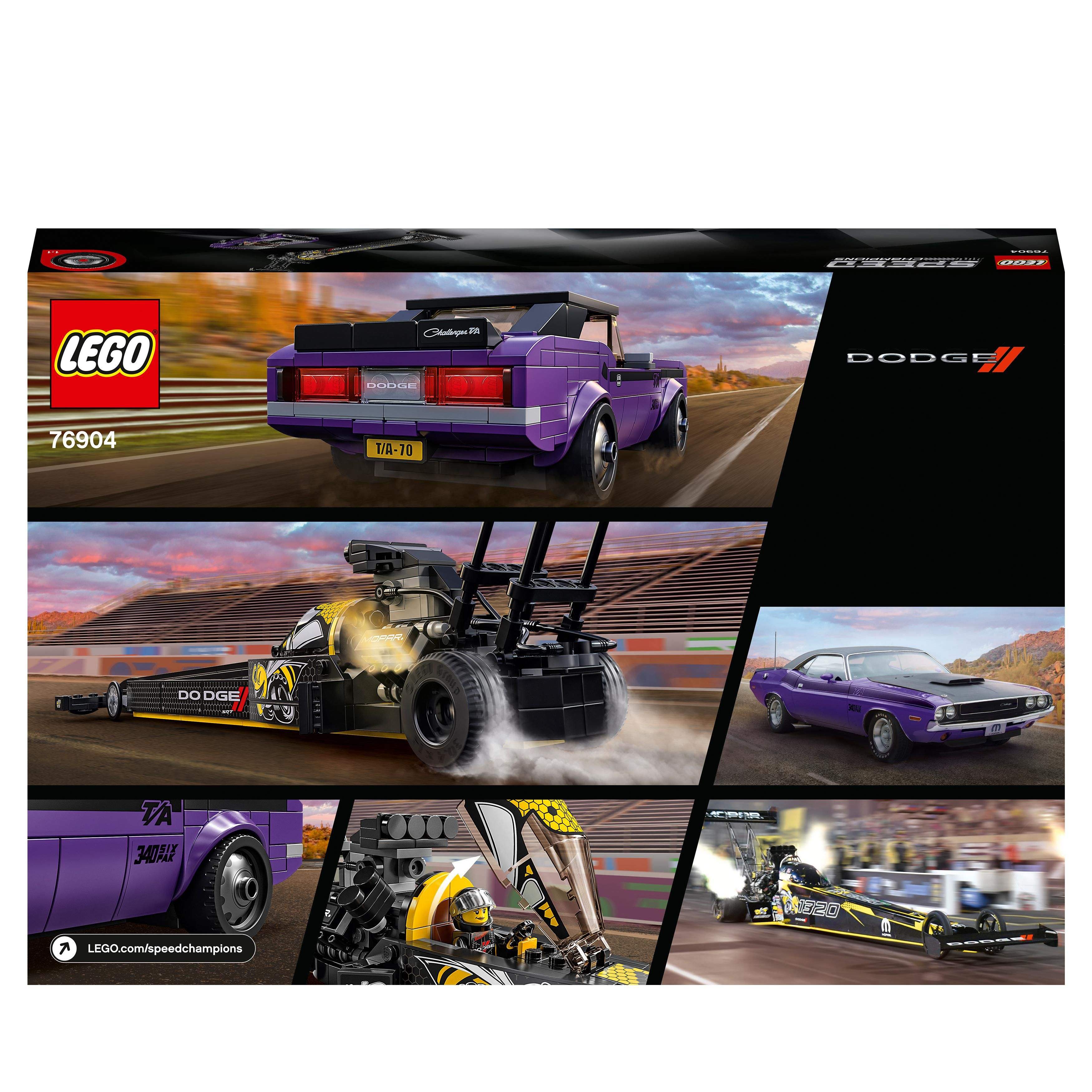 LEGO Speed Champions Mopar Dodge//SRT Dragster & 1970 Dodge Challenger