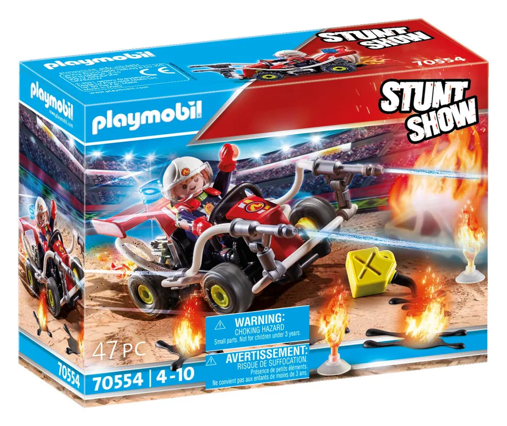 PLAYMOBIL 70554 Stuntshow Feuerwehrkart