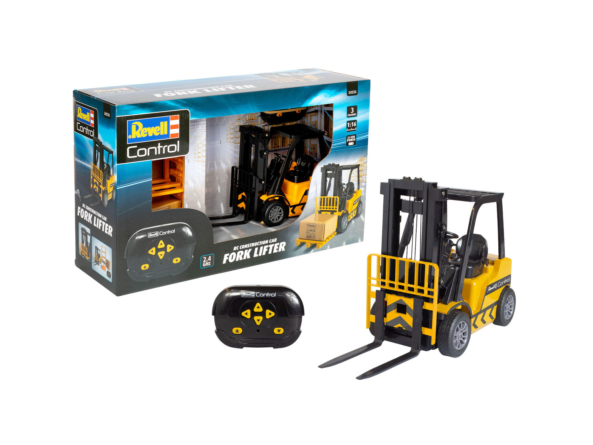 Revell 24535 RC Construction Car Forklifter Revell Control Ferngesteuertes Auto