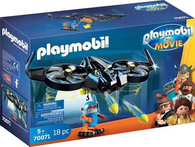 PLAYMOBIL 70071 Playmobil The Movie Robotitron Mit Droh