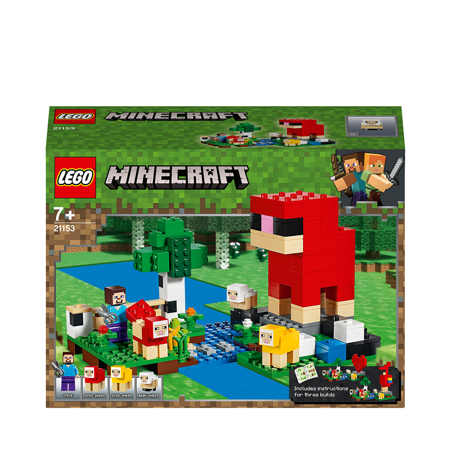 LEGO Minecraft Die Schaffarm