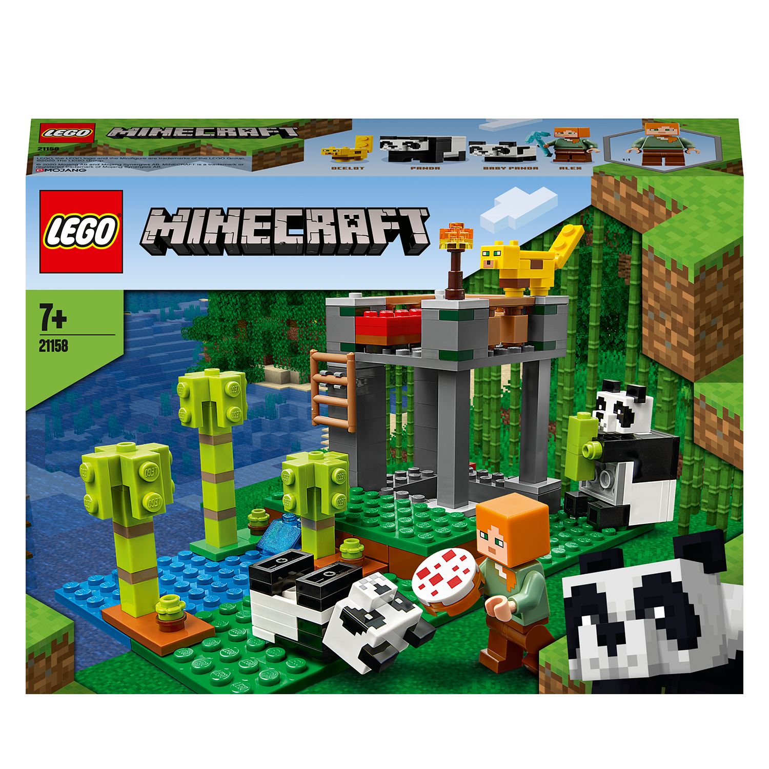 LEGO Minecraft Der Panda-Kindergarten