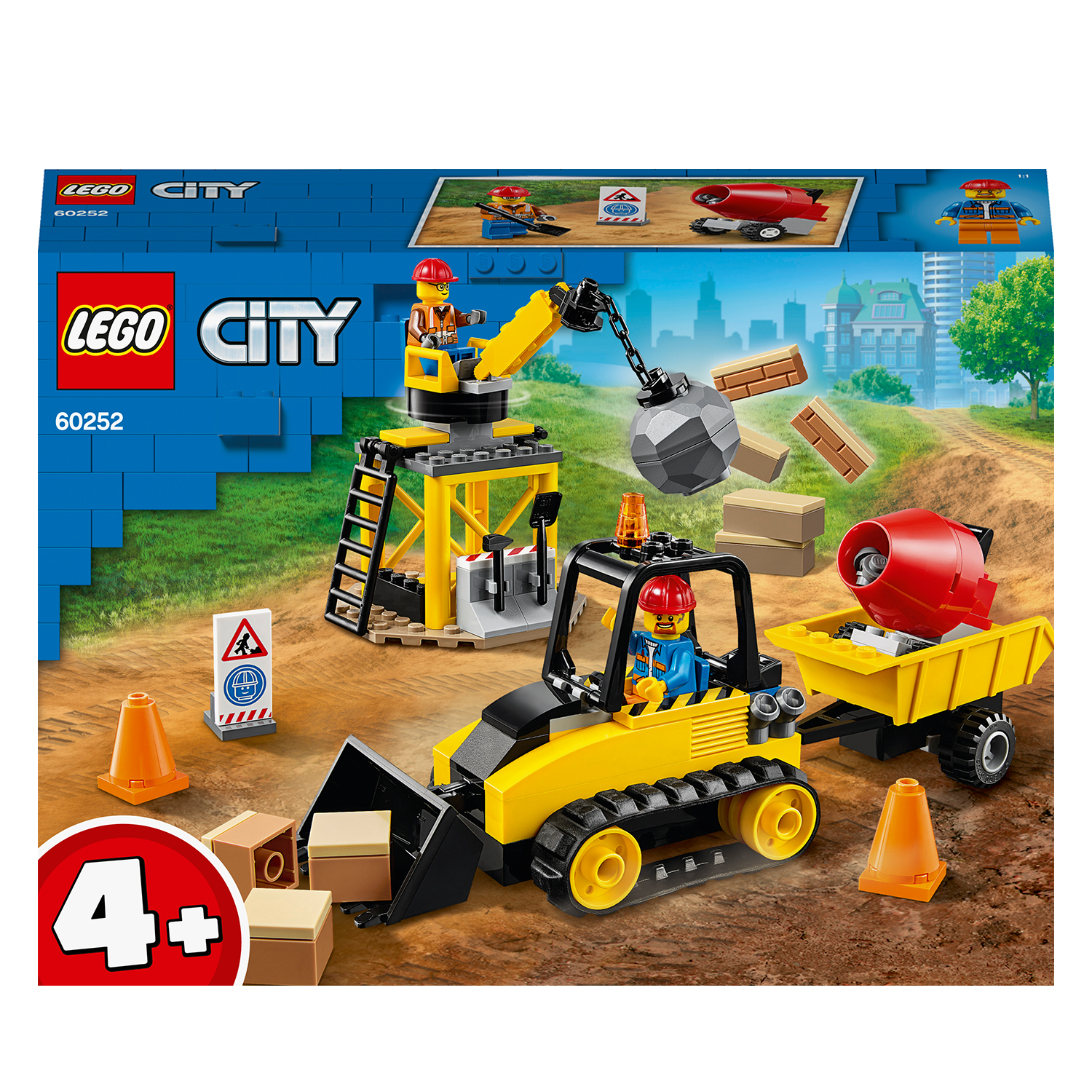 LEGO City Bagger auf der Baustelle