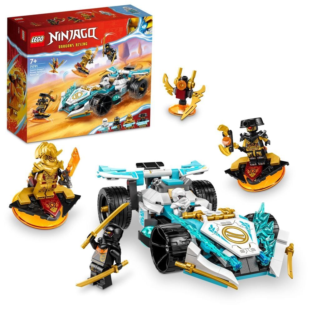 LEGO 71791 NINJAGO Zanes Drachenpower-Spinjitzu-Rennwagen Set