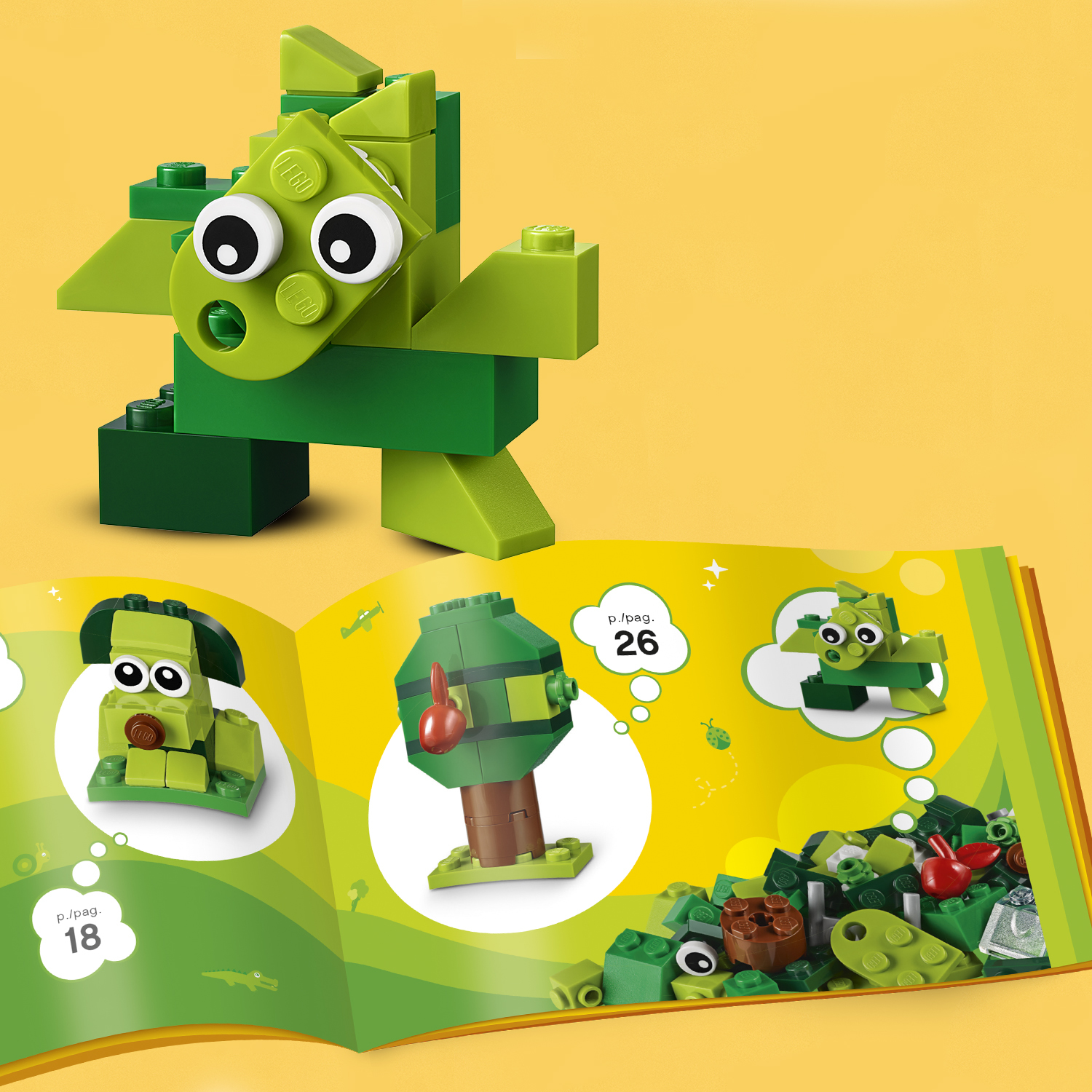 LEGO Classic Grünes Kreativ-Set