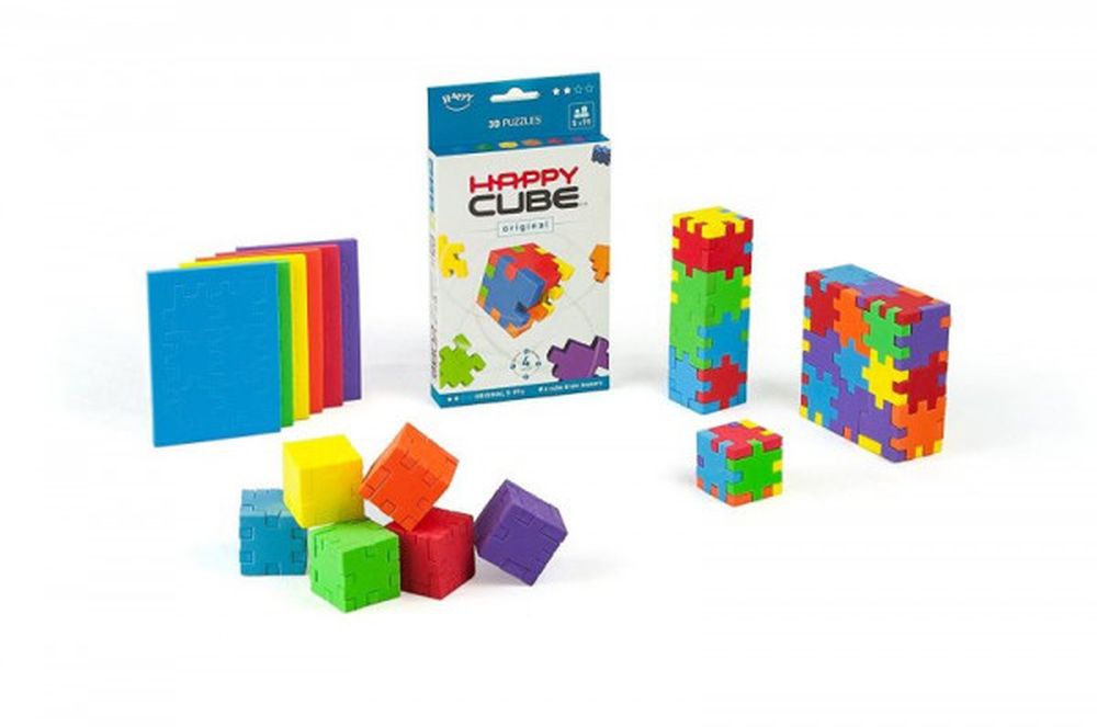 SmartGames 111699 TY Happy Cube 3D-Puzzlewürfel, Original