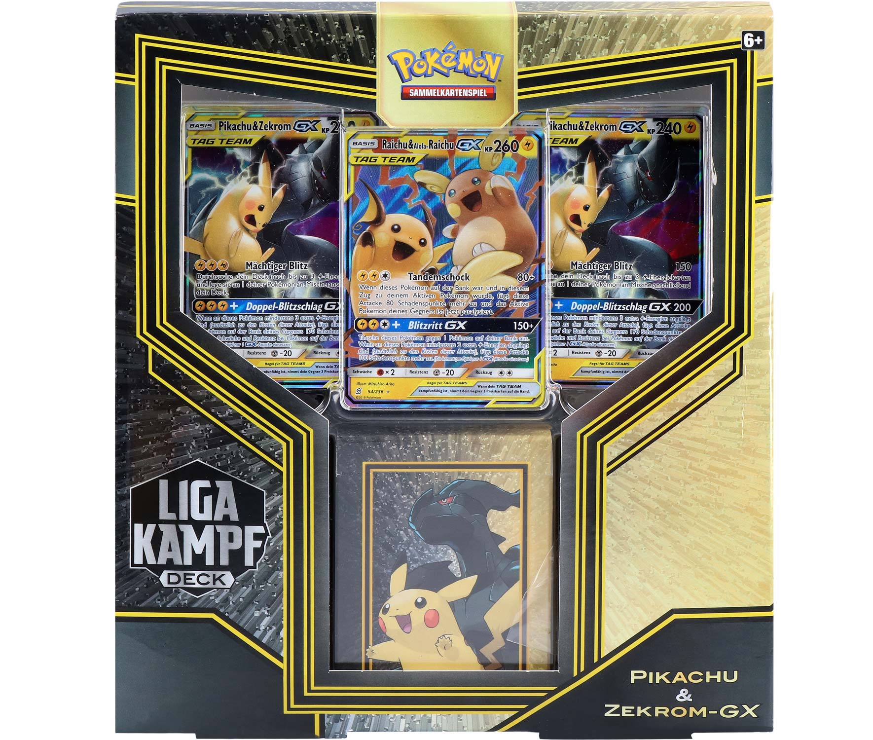 pokemon 45248/PIKACHU Pokémon Liga-Kampfdecks Pikachu & Zekrom-GX