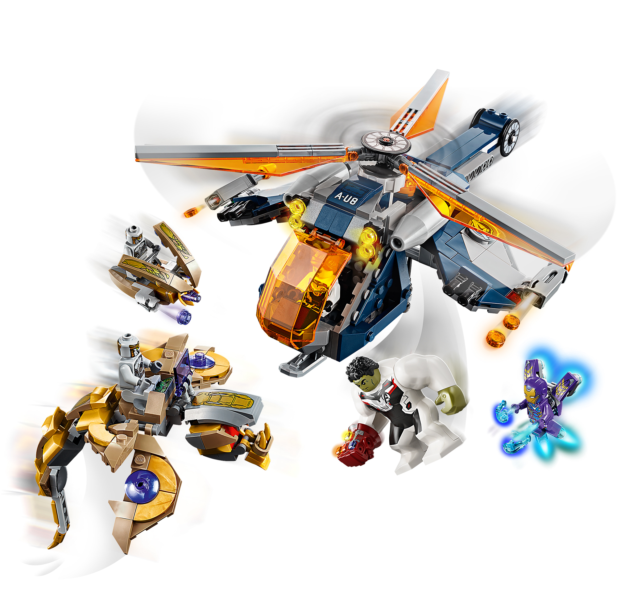 LEGO Marvel Super Heroes Avengers Hulk Helikopter Rettung - 76144