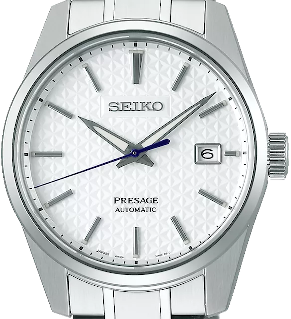 Seiko SPB165J1 Presage, Silber/Weiß
